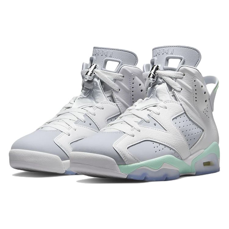 Air Jordan 6 Retro Mint Foam Women Sneakers White DQ4914-103