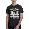 Beard Themed Cotton 100 Cotton Casual Breathable Confortable Kawaii Short Sleeve TShirt Mens Wear
