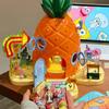 SpongeBob SquarePants Series Building Blocks Pineapple House Flagship Models Educational Puzzle Toy Model Ornament Gift