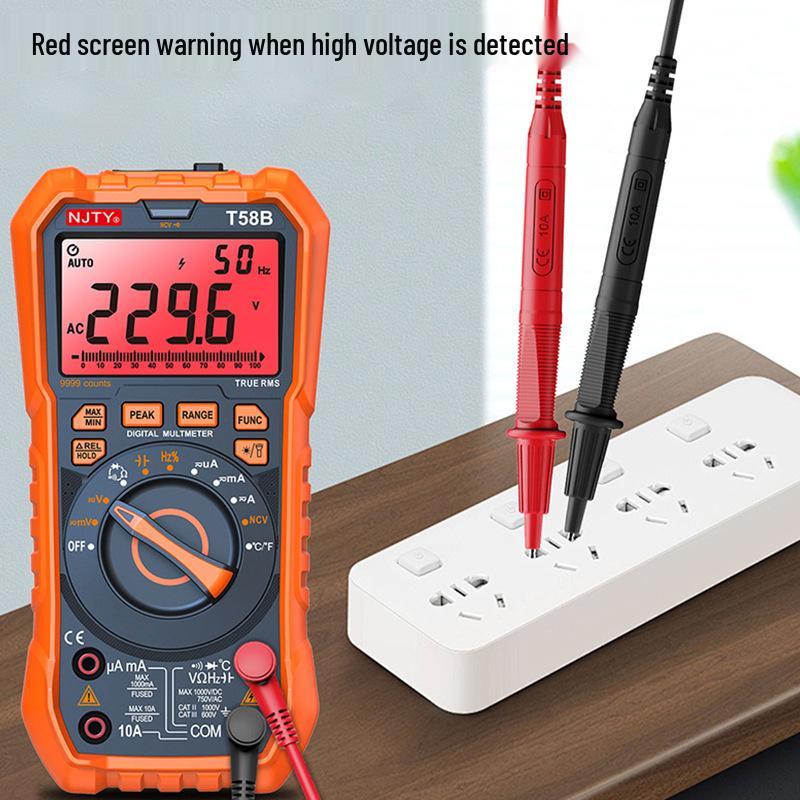 High-Precision Smart Digital Multimeter: Automatic, Anti-Burn, Ideal for Electricians.