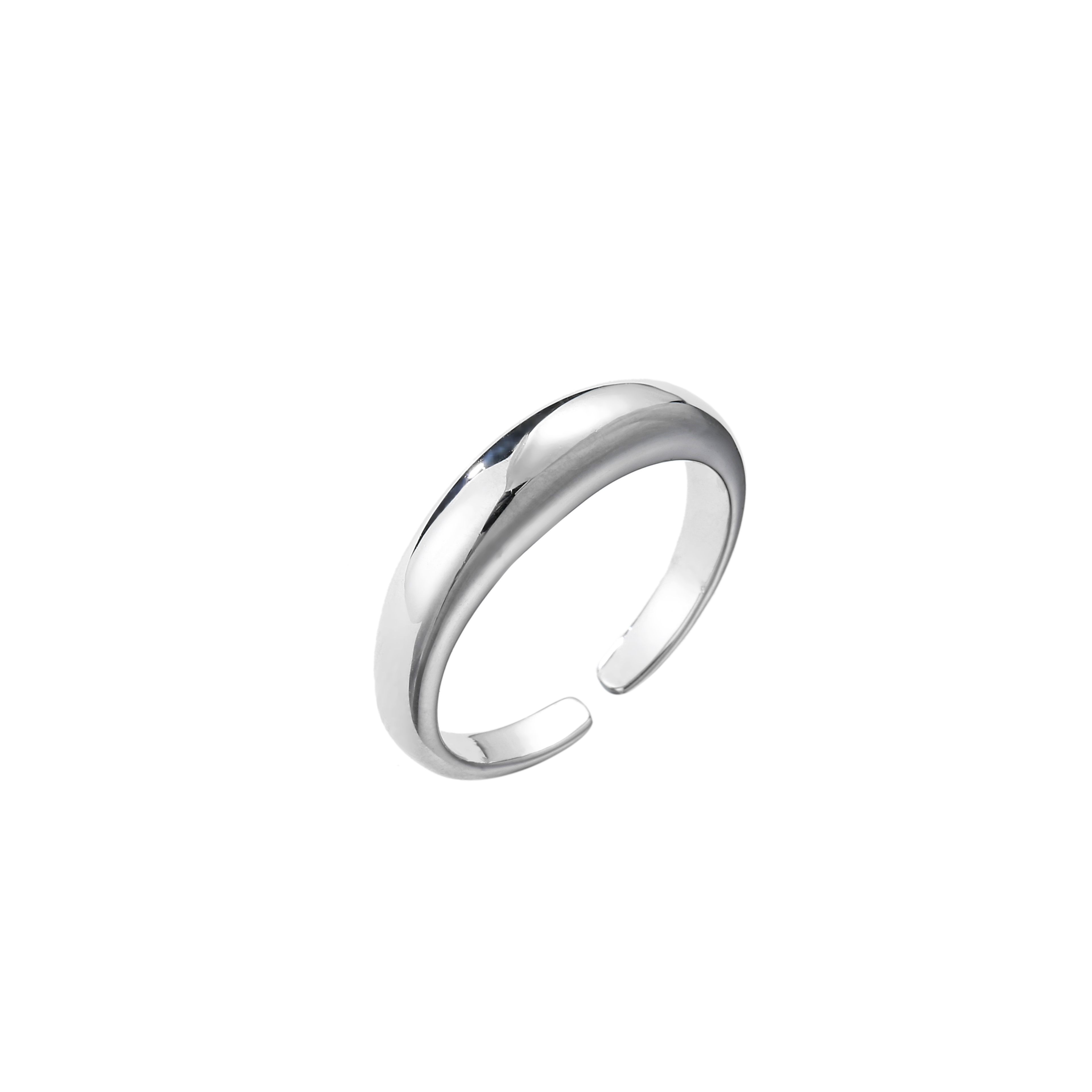 

HECHENG,Simple Open Ring For Women ,Gold Color 2021 Fashion Wedding Zircon Adjustable Finger Accessroies