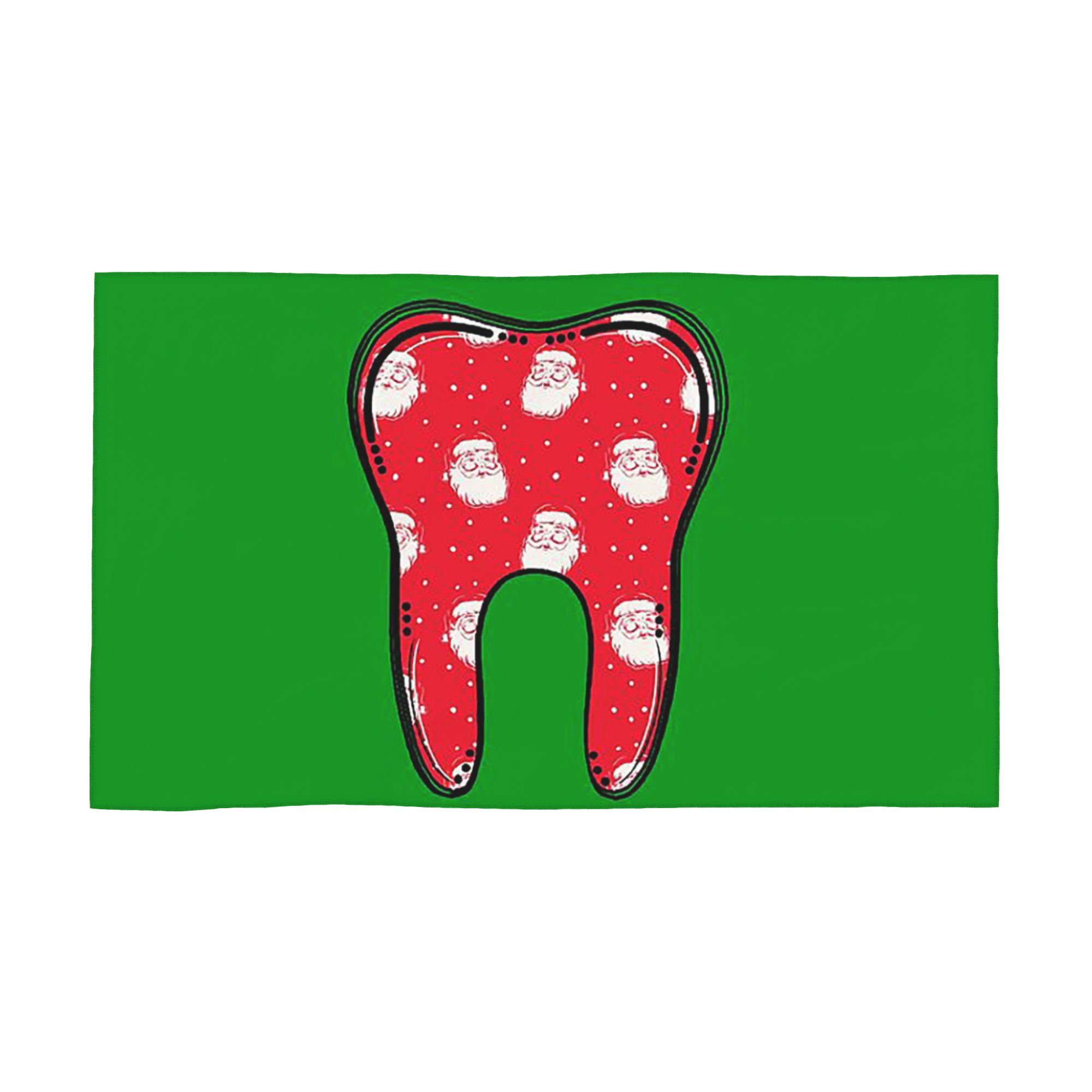

Christmas tooth dentist dental assistant hygienist dentistry teeth Soft Face Towel Quick Dry Pool Bath Cotton Towels Absorbent W30*H60(CM)