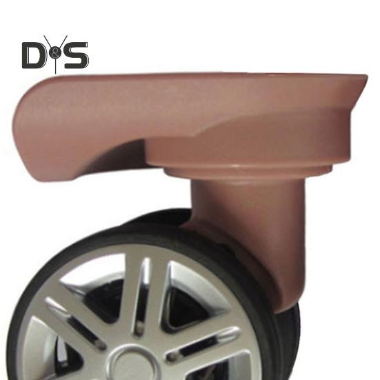 1 Paar Universal-Ersatzräder, geräuscharm, zweireihig, groß, Trolley-Gepäckrad, Reparatur, Reisekoffer, Teile, Zubehör, Rad