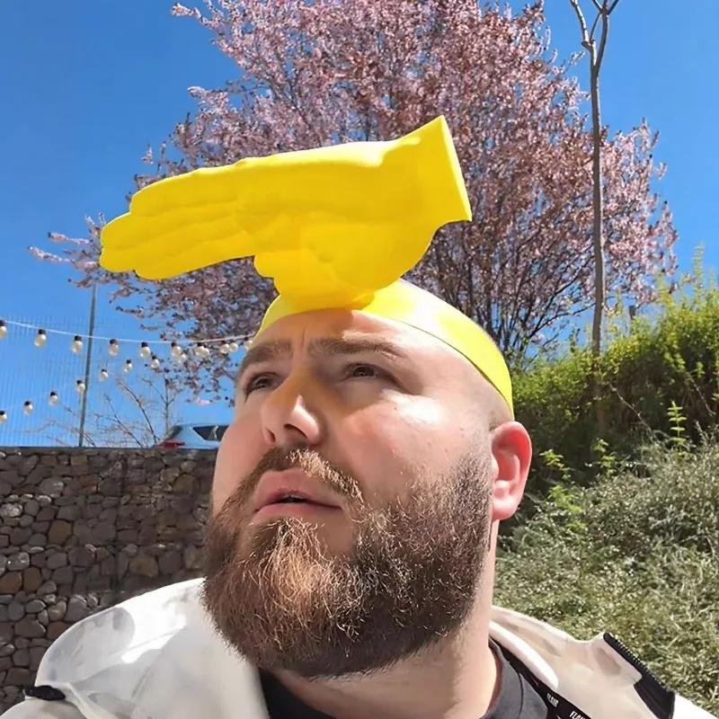 

Novelty 3D Palm Sun Visor, Funny Hand Shape Sun Shield for Outdoor Parties & Beach United States