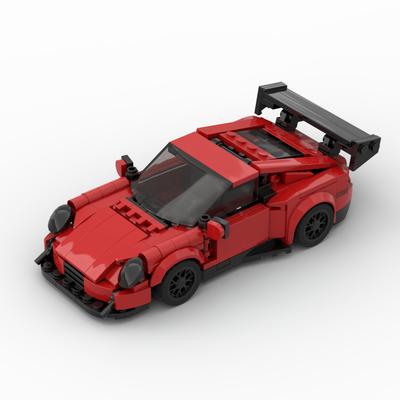 MOC Racing Boy Kreative Garage Spielzeug Stadt Sportwagen DIY Kreative Garage Supersportwagen Bausteine Spielzeug Geschenk