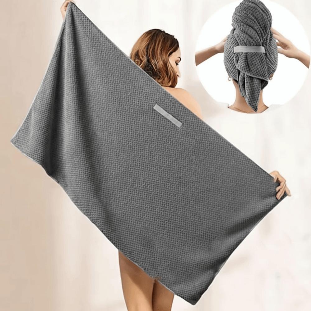 Ultra Absorbent Microfiber Hair Towel with Elastic Band Quickly Dry Hair Hat  Hair Drying