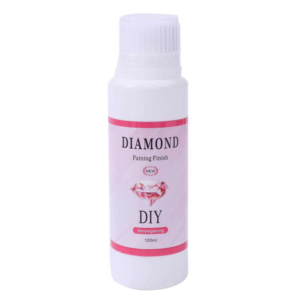 DIY Diamond Painting Glue: 120ml & 60ml Gloss Agent with Anti-Fall and Anti-Loss Features for Diamond Embroidery
