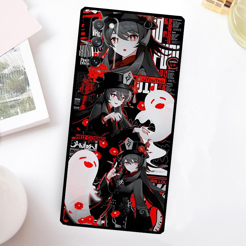 

Genshin Impact Hutao Phone Case For Samsung Galaxy S26 S25 S24 S23 Ultra S20 FE S10 S21 S22 Plus S25 FE Cover Galaxy S20 Plus