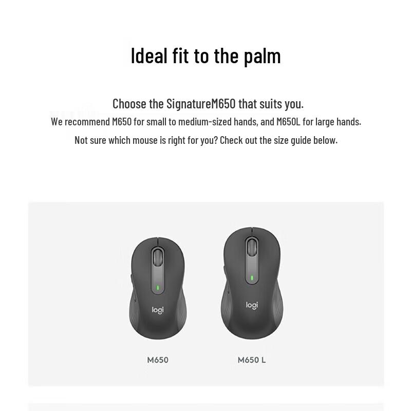 Logitech M650 Wireless Dual-Mode Office Mouse