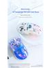 Free Wolf A2 Dual-Mode RGB Wireless Bluetooth Transparent Gaming Mouse