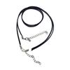 Adjustable Clasp Suedes Rope Lightweight Velvets Cord Chain Lobster Clasp String Cord for Jewelry Necklace Making