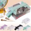 Large Capacity Clear Toiletry Bags Magnetic Closure Cosmetic Pouch Portable PVC Makeup Bag  Women