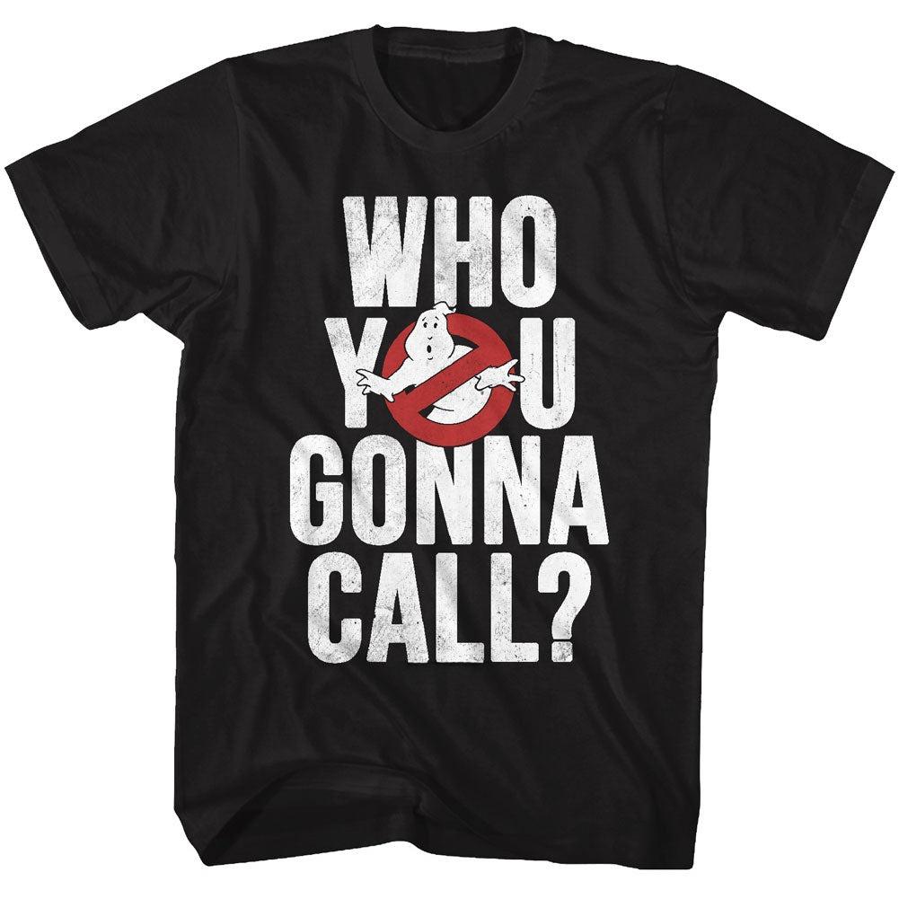 

Ghostbusters Who You Gonna Call Logo Graphic T Shirt Retro s Movie Streetwear Cotton Casual Oversized Tee 2XL