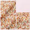 Wide 145cm Pastoral Flower Summer Poplin Cotton Fabric for DIY Children's Clothing Cloth Making Bedding Quilt Decoration Home