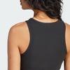 Adidas Letter Logo Round Neck Casual Sleeveless Sports Vest Women Vests Black IW5736