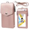 Multi-card Slot Student ID Credit Card Badge Cover PU Leather Work Card Holder Coin Zipper Bag Card Sleeve Wallet with Lanyard