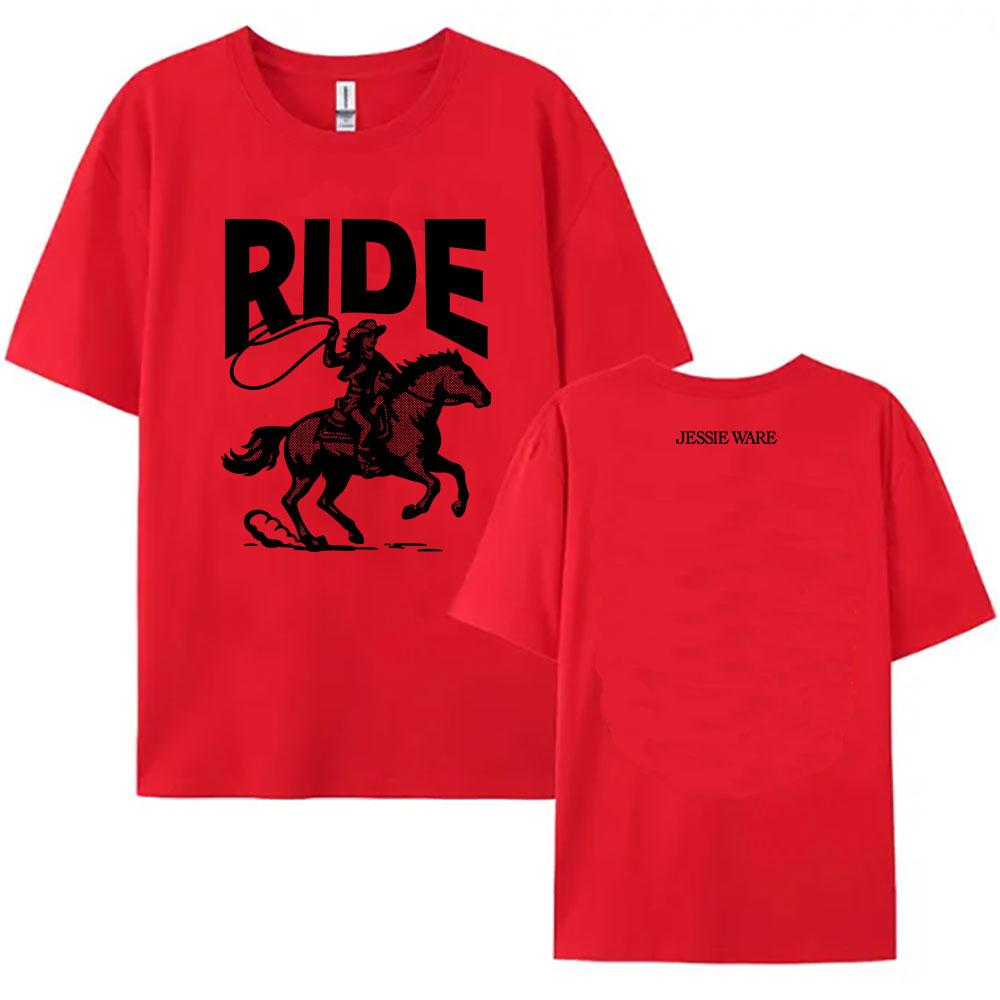

Women Clothing Jessie Ware Ride T-shirt Summer Short Sleeve Unisex Tshirts Graphic Printing Tee Cotton Soft Tees XXL