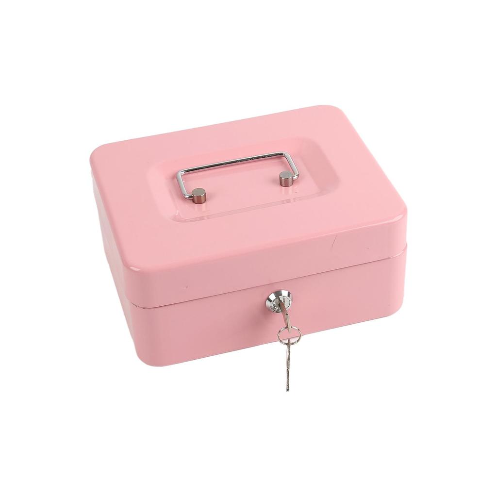 Portable Piggy Bank with Key Lock - Creative Coin Safe Storage Box