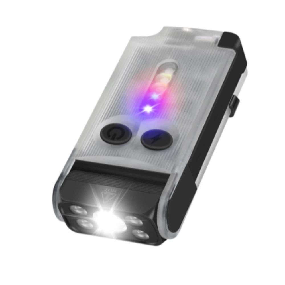 Portable Multi-function LED Flashlight Rechargeable Waterproof Work Light Mini Size with Magnet Buzzer Torch Emergency Use