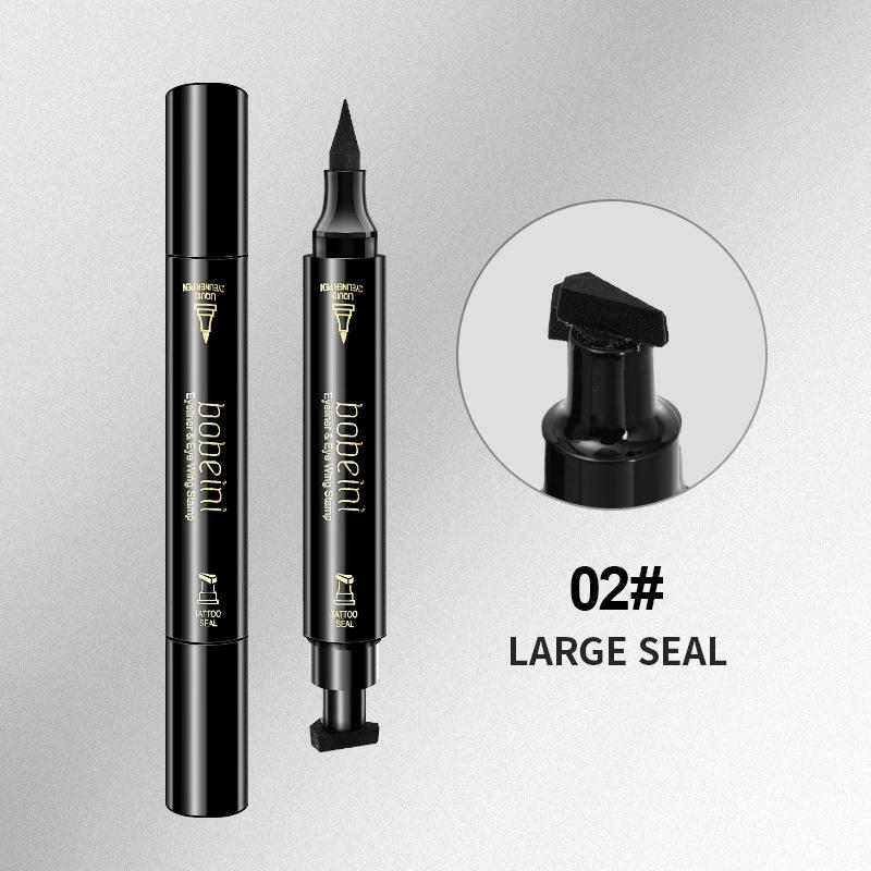 Bobeini Double-Headed Triangle Waterproof Quick-Dry Eyeliner