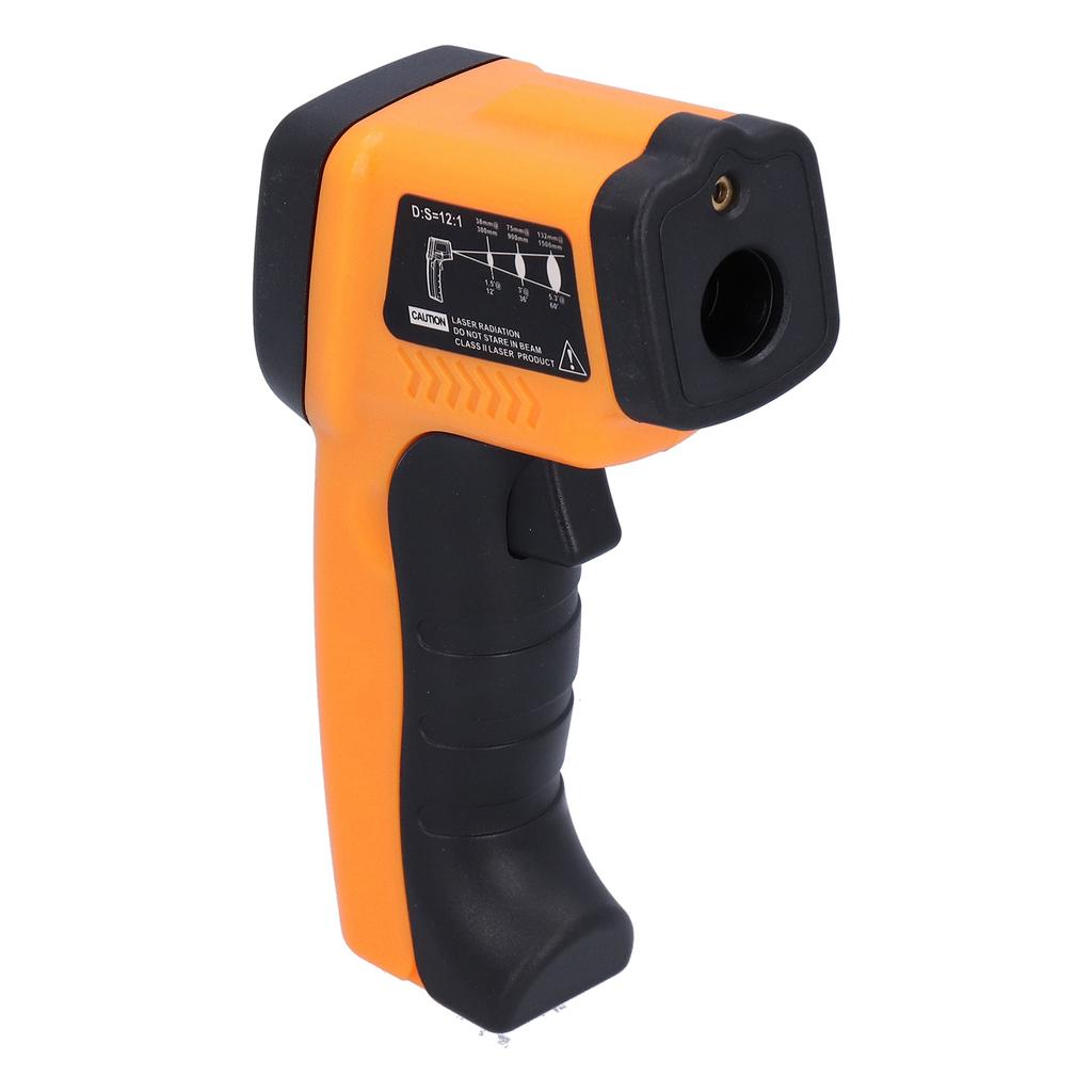 550 Infrared Thermometer Handheld Temperature Tester Digital NonContact Thermometer(Orange Yellow )