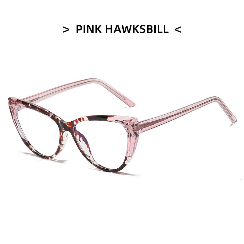 Women Fashion Cat Eye Anti Blue Light Glasses Cat Eye Black Frame Blue Light Blocking Computer Clear Lens Eyewear Eyeglasses
