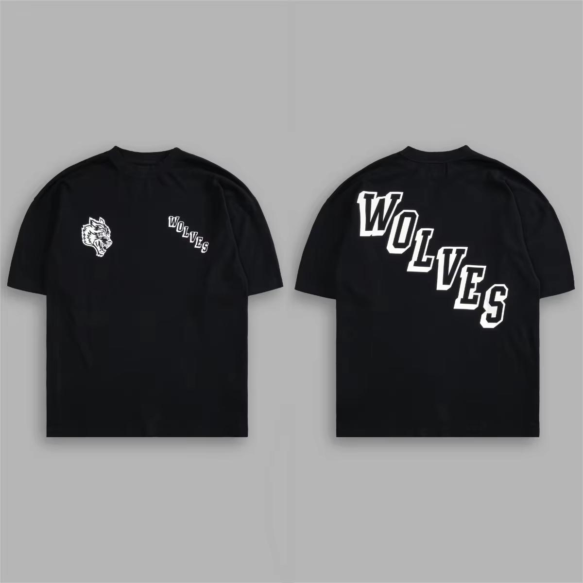 

Darc Wolf Спортивная футболка Футболка большого размера с принтом Тренировка Тренажерный зал Фитнес Мужские футболки с коротким рукавом Повседневные женские футболки Darc Wolves XL