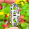 Peridot Gemstone 925 Sterling Silver Gift Jewelry Ring Size 6