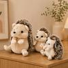 Cute Hedgehog Plush Toy Stuffed Animal Simulation Hedgehog Sleeping Companion Doll for Room Decor Cute Birthday Gift