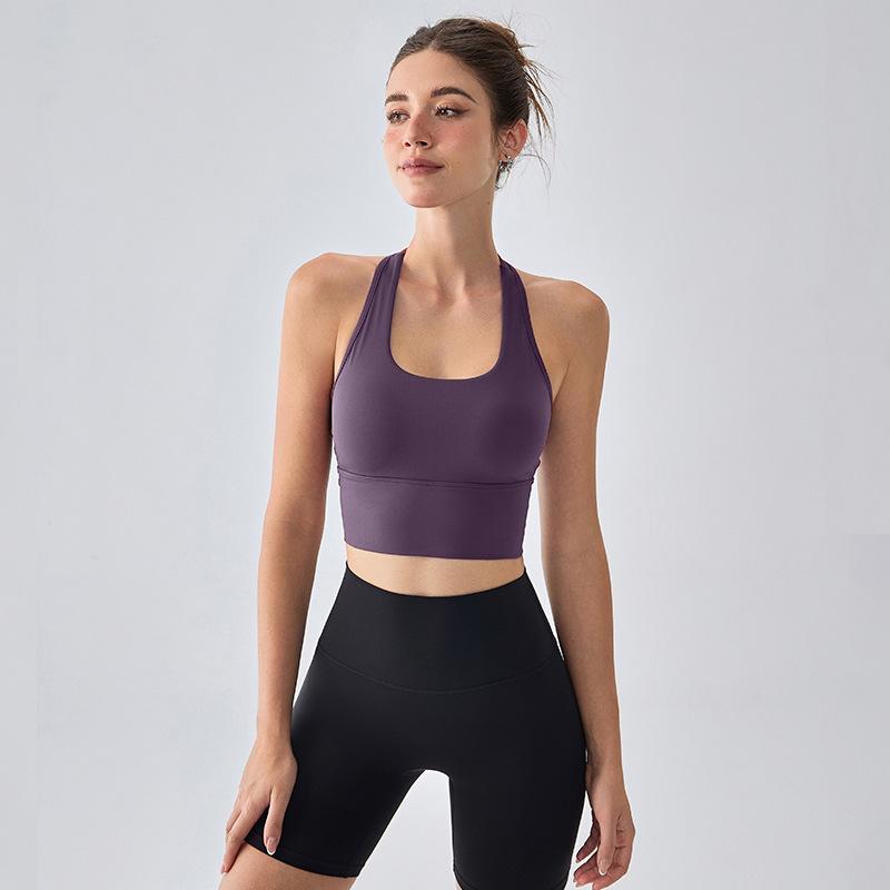 Women's Cross-Back Sports Bra for Running, Fitness, Yoga, and Pilates