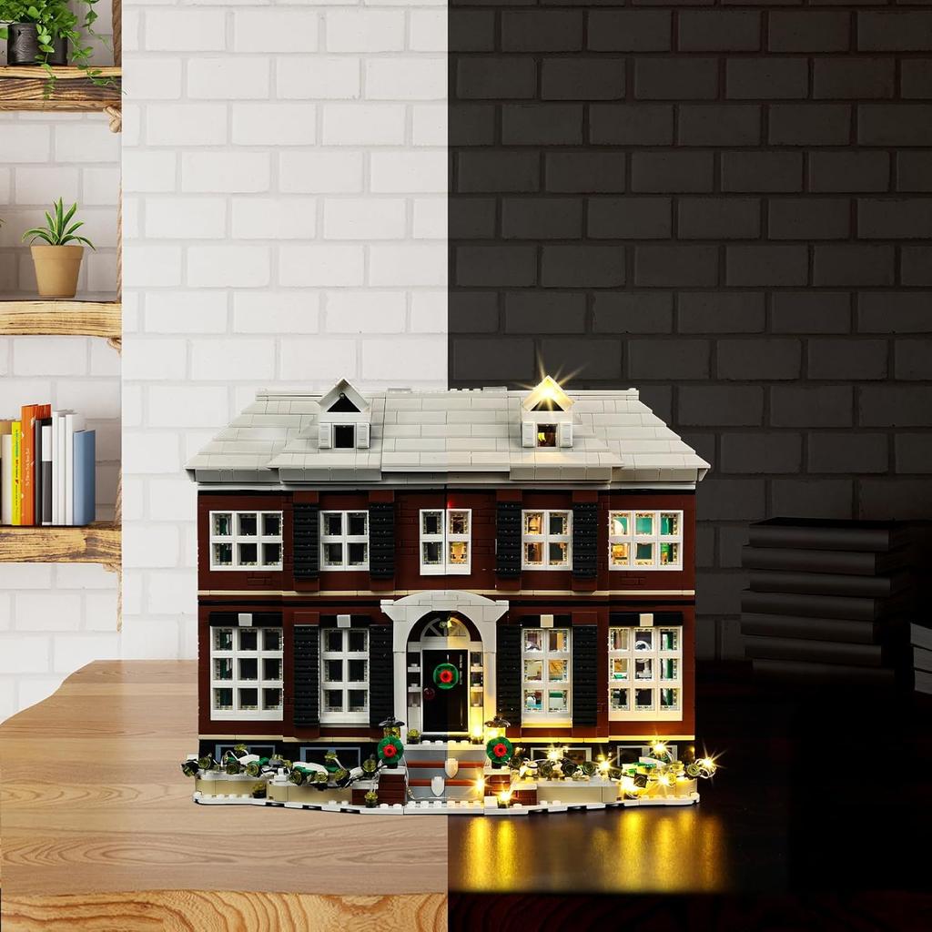 BrickSoul Led Light Kit for Home Alone Lego Set, Compatible with 21330 Lego Building Set Lego Light Kit, Light Up Legos Home Alone - NO Lego Blocks