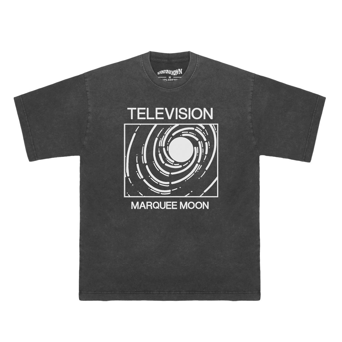 Television TShirt Marquee Moon New Wave Punk Talking Heads Iggy Pop Mens Clothing Short Sleeve Women Clothing Printed Shirt S