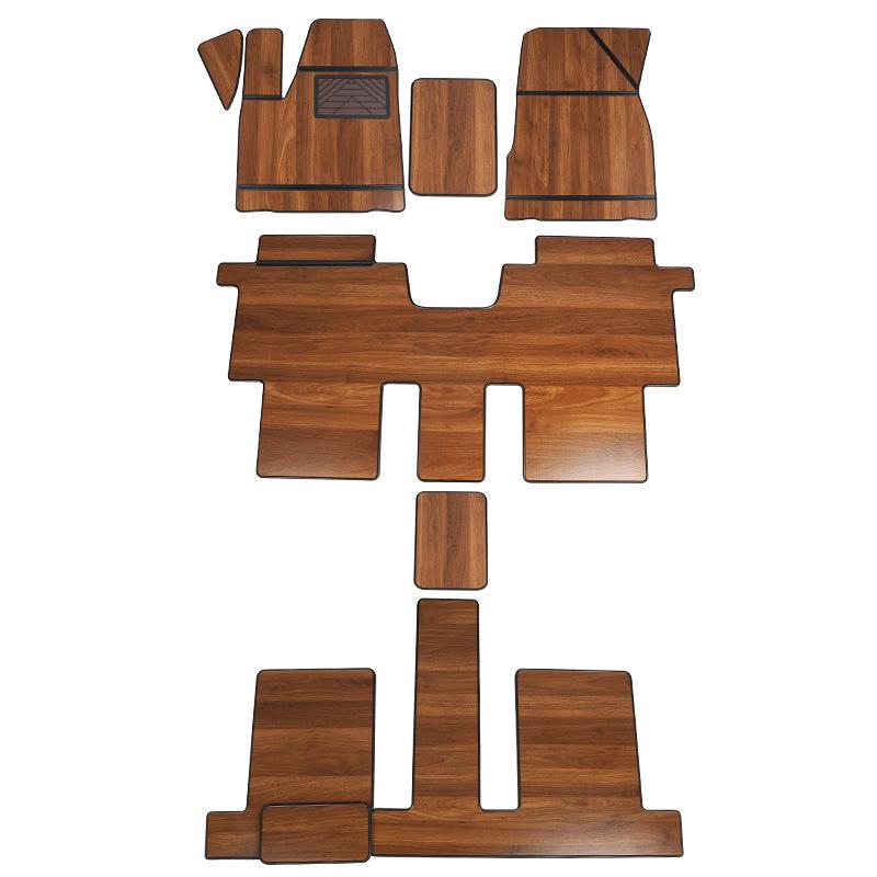 2024-2025 Buick GL8 PHEV Interior Upgrade: Solid Wood Flooring & Full-Coverage Mats.