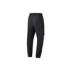 Li Ning Fitness Series Solid Color Loose Fit Woven Sports Long Pants Women Bottoms Black AYKT930-1