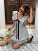 Women's Summer New V-Neck Ruffled Sleeve Dress