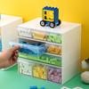 Stolní zásuvka Úložný box Stohovatelný organizér stavebních bloků Transparentní zásobníky na hračky Lego Sundries Koše na domácí kosmetiku