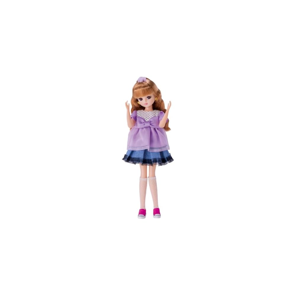 Takara Tomy Licca-chan Doll LD-04 Everyday Style Dress-Up Toy for Kids Age 3 and Up