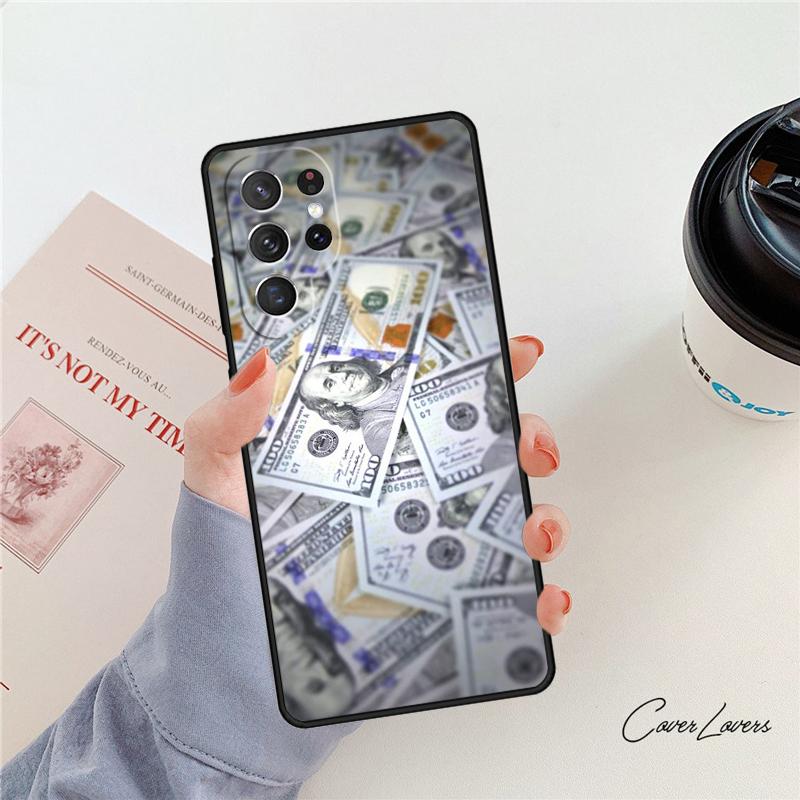Dollars Money phone case For Samsung Galaxy S24 S25 S23 S22 Ultra Note 10 20 Plus S20 S21 FE Cover