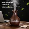 Easy Clean Wood Grain Humidifier Aromatherapy Diffuser 7 Color LED Mist Air Purifier for Daily Home Use