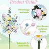 Realistic Easter Flower Bouquet Colorful Decorative Easter Egg Decor DIY Simulated Eggs Bouquets Party Decoration