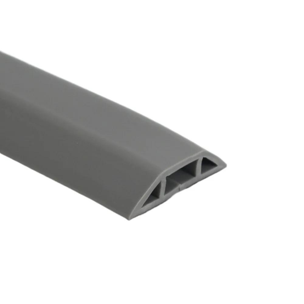 1Pc 1M Floor Cable Protectors PVC Cable Protectors Self-adhesive Cable Protectors Cable Hiding Covers Flexible Wire Duct