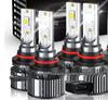 F3COB LED Car Headlight: H1 H4 H7 H11 9005 Bulb