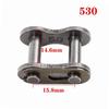 1pcs Motorcycle Chain Buckle Ring Link 25H T8F 420 428 520 530Chain Connector Master Joint Link Motorcycle Accessories