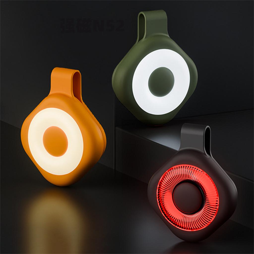 Magnetic Nursing Night Light with 6 Brightness & 3 Color Modes Rechargeable Nurse Essentials Flashlight for Running Reading