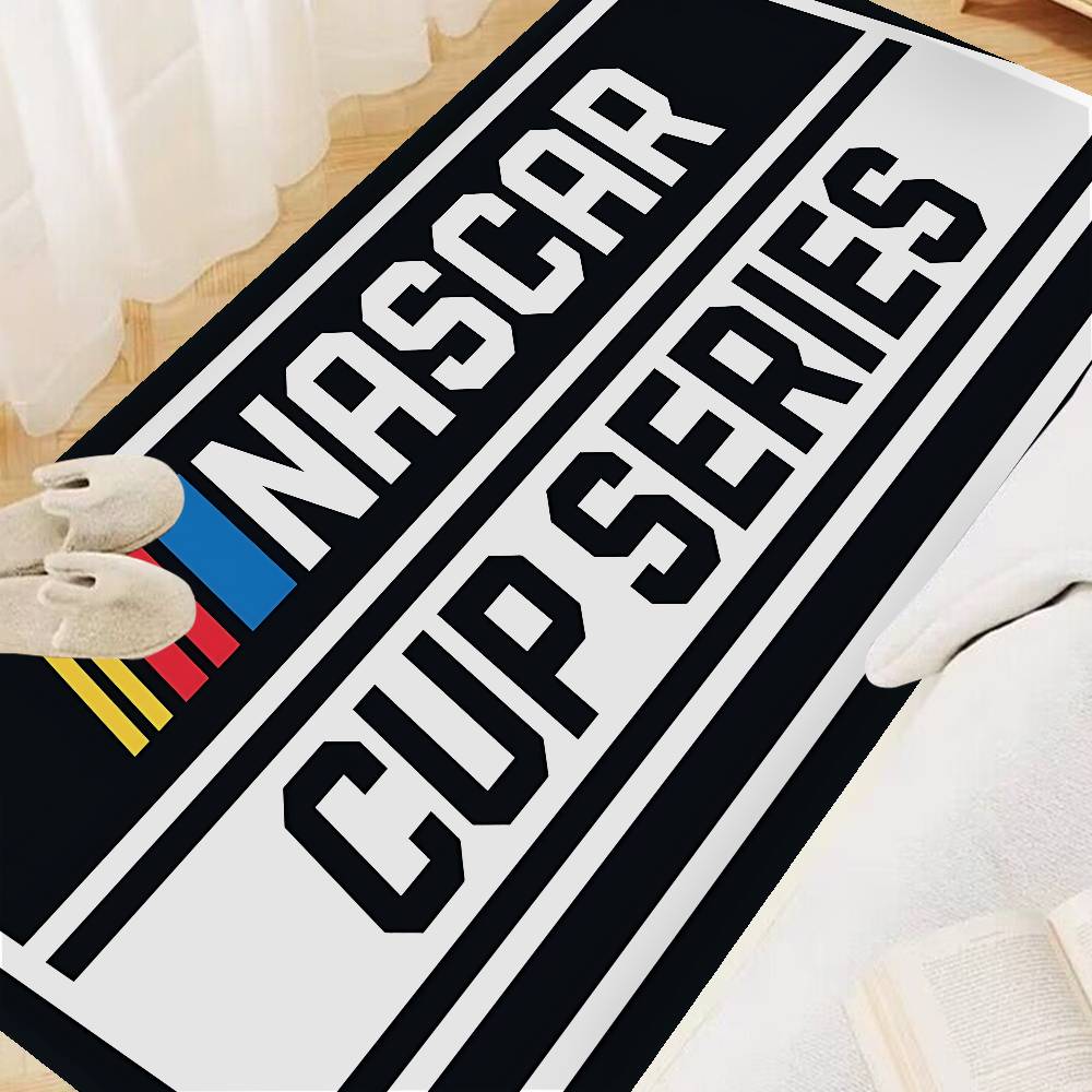 N-NASCARS Racing Car Floor Mat Rectangle Anti-slip Home Soft Badmat Front Door Indoor Outdoor Mat Hotel Decor Mat