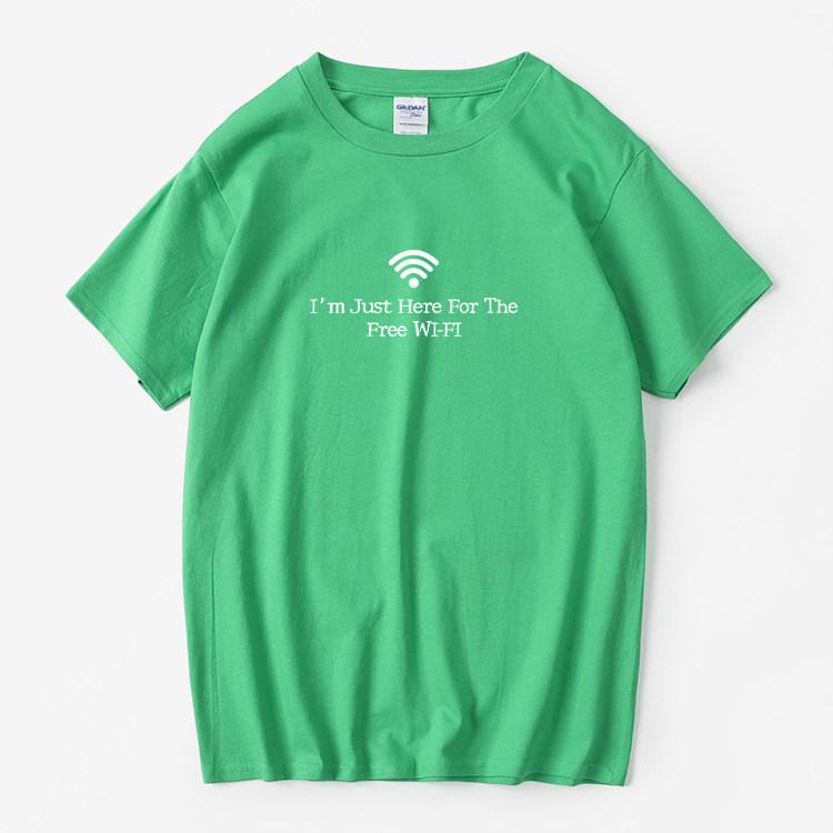 Funny Programmer Pure Cotton Printed Personalized Short Sleeved Summer New Unisexs and Womens Fashionable Casual Tshirt
