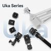 Ulanzi T112 TH02 Uka Inverted Ball Head with Quick Release Plate, 360° Rotation, Camera Mount for Monopods and Tripods, Cameras, and DSLRs