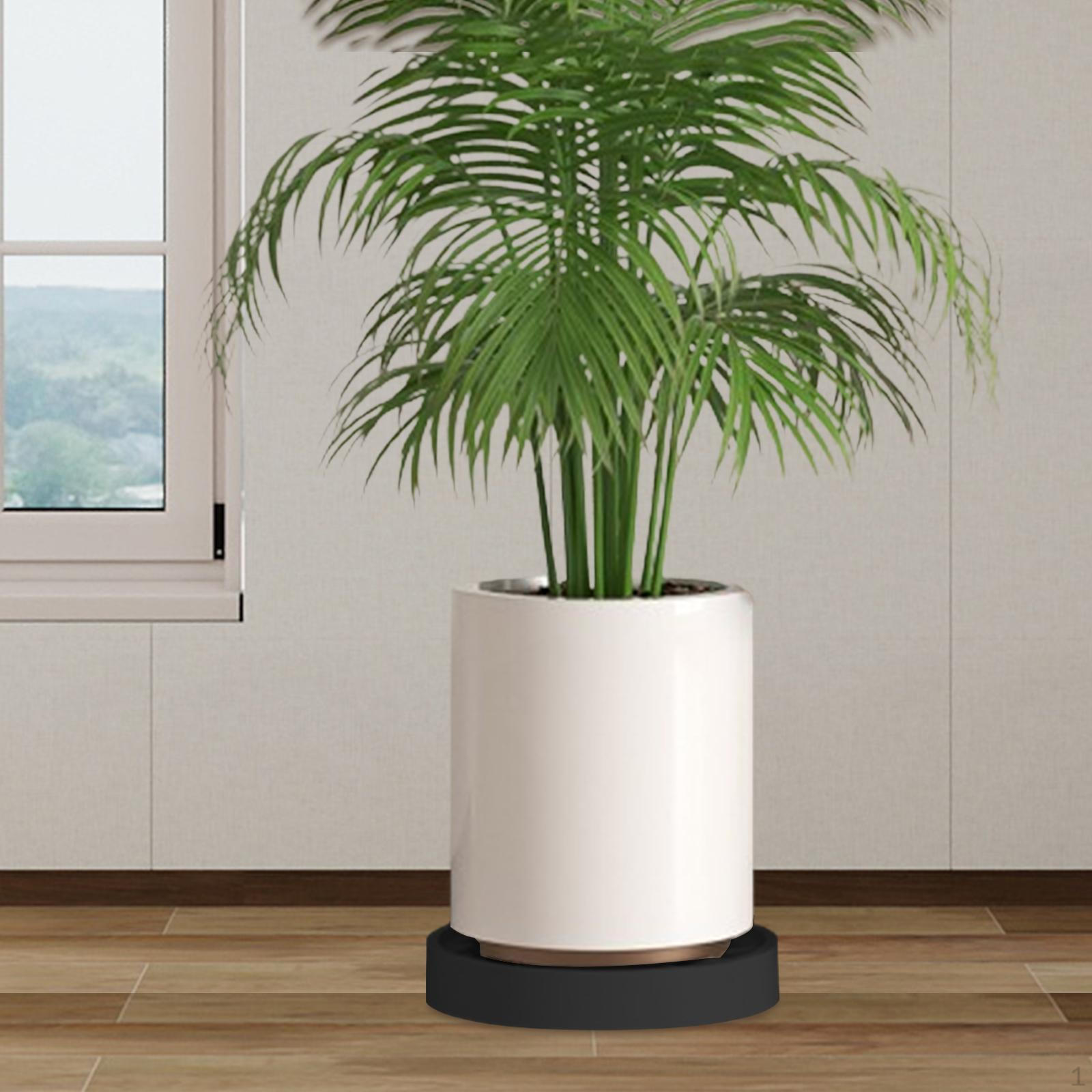 

Подставка для растений на колесах со встроенным дренажным лотком, держатель на колесах, воздухопроницаемый, большой 33cmx6.5cm