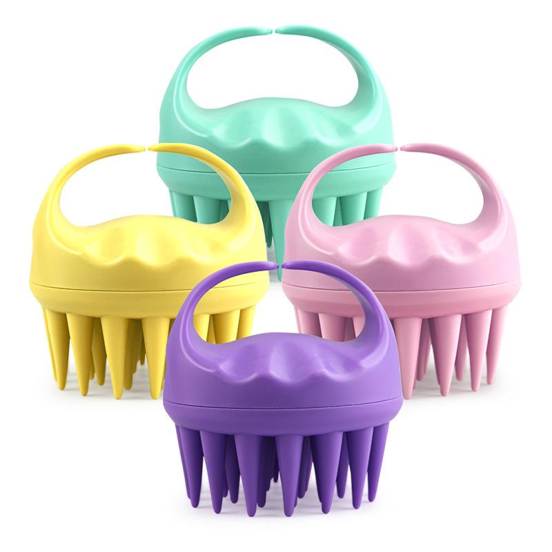 Lazy Shampoo Brush Soft Comb Tooth Adult Bath Cleaning Massage Multifunctional Household Long Tooth Shampoo Brush