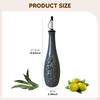 350 Ml Oil Bottle for Soy Syrup, Nordic Spout, Heat-resistant, with Lid, Olive Dispenser
